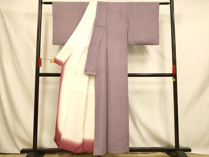 平和屋着物■江戸小紋 鮫小紋柄 正絹 逸品 AABH9131fw