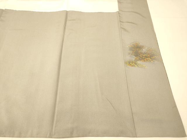 平和屋着物■豪華色留袖 手描き 風景文 暈し染め 金銀彩 正絹 逸品 AABH9144fw