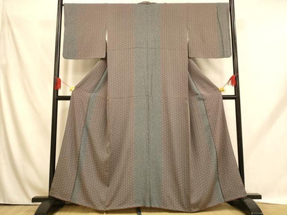 平和屋着物■上質な小紋 舞花間道 正絹 逸品 AABH9150fw