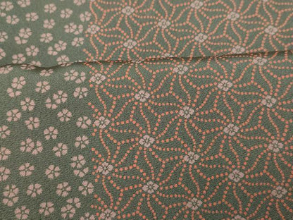 平和屋着物■上質な小紋 舞花間道 正絹 逸品 AABH9150fw