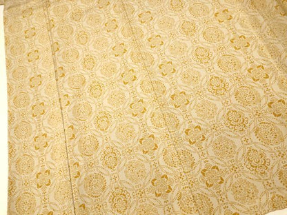 平和屋着物■上質な小紋　鳳凰更紗花丸文　正絹　逸品　AABH9151fw