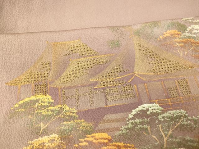 平和屋着物○中国三大刺繍 スワトウ刺繍 汕頭刺繍 袋帯 螺鈿 花
