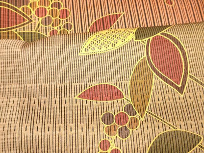 平和屋着物■訪問着 枝花文 暈し染め 金彩 正絹 逸品 未使用 AABH9187fw