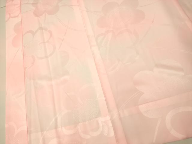 平和屋着物■振袖用長襦袢 無双仕立て 舞桜地紋 暈し染め 洗える着物 AABH9201fw