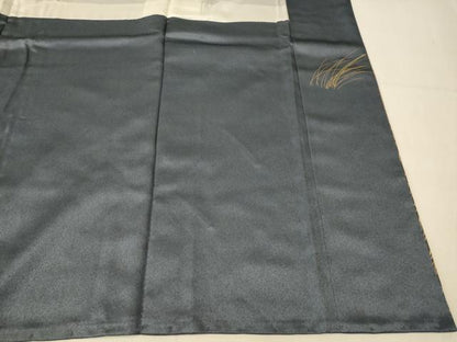 平和屋着物■訪問着　駒刺繍　笹文　暈し染め　金彩　正絹　逸品　AABH9215fw