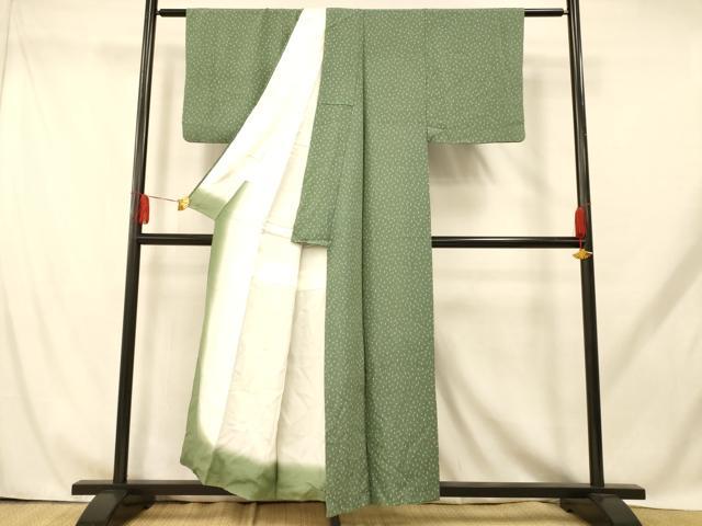 平和屋着物■上質な小紋 成り物 正絹 逸品 AABH9216fw