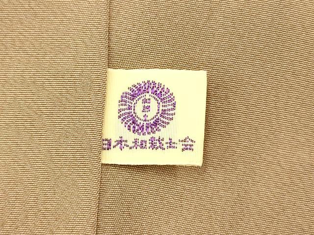 平和屋着物■上質な小紋　枝花松皮菱文　正絹　逸品　AABH9234fw