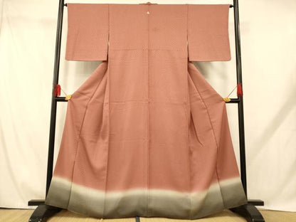 平和屋着物■豪華色留袖　横段霞文　暈し染め　正絹　逸品　AABH9245fw