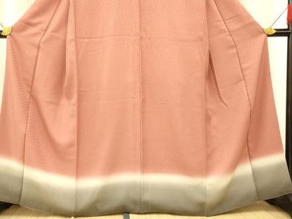 平和屋着物■豪華色留袖　横段霞文　暈し染め　正絹　逸品　AABH9245fw