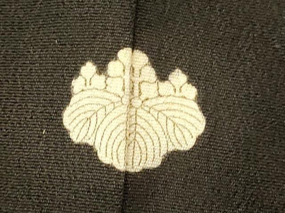 平和屋着物■豪華黒留袖 飛鶴松竹梅文 金彩 正絹 逸品 AABH9258fw