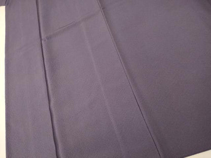 平和屋着物■上質な色無地 作家物 濃鼠色 正絹 逸品 AABH9292fw