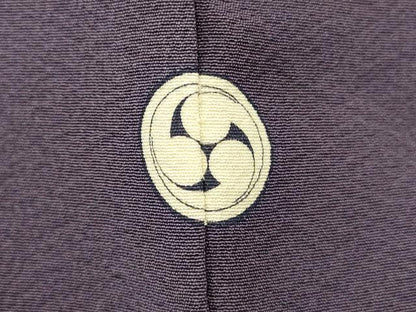 平和屋着物■上質な色無地 作家物 濃鼠色 正絹 逸品 AABH9292fw