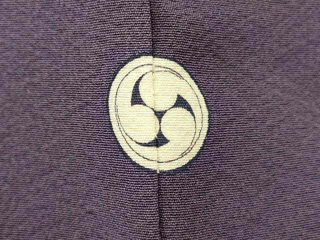 平和屋着物■上質な色無地 作家物 濃鼠色 正絹 逸品 AABH9292fw