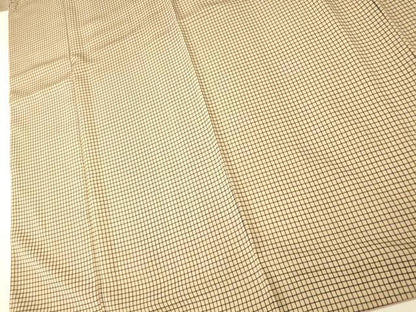 平和屋着物■上質な小紋 格子 正絹 逸品 AABH9306fw