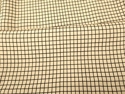 平和屋着物■上質な小紋 格子 正絹 逸品 AABH9306fw