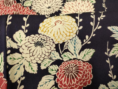 平和屋着物■上質な小紋　草花文　正絹　逸品　未使用　AABH9332fw