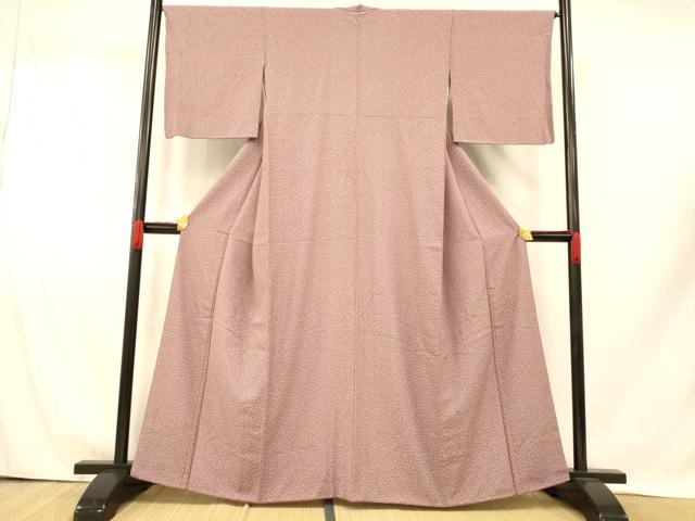平和屋着物■上質な小紋 草花文 やまと誂製 正絹 逸品 AABH9349fw