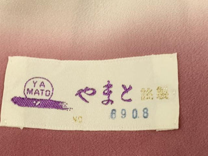 平和屋着物■上質な小紋 草花文 やまと誂製 正絹 逸品 AABH9349fw
