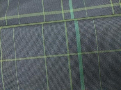 平和屋着物■上質な紬 格子 正絹 逸品 AABH9351fw