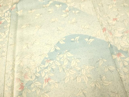 平和屋着物■訪問着 花蝶山重ね文 正絹 逸品 AABH9352fw