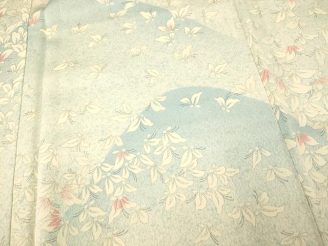 平和屋着物■訪問着 花蝶山重ね文 正絹 逸品 AABH9352fw