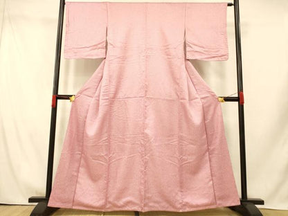 平和屋着物■上質な小紋　霞文　たたき染め　正絹　逸品　未使用　AABH9360fw