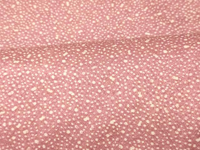 平和屋着物■上質な小紋　霞文　たたき染め　正絹　逸品　未使用　AABH9360fw