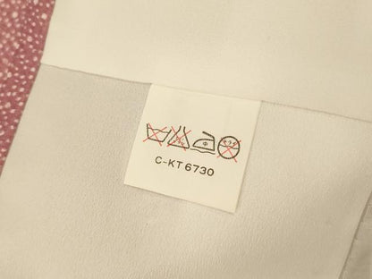 平和屋着物■上質な小紋　霞文　たたき染め　正絹　逸品　未使用　AABH9360fw