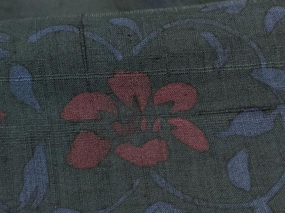 平和屋着物＊夏物 紗紬 草花文 正絹 逸品 未使用 AABH9362jd