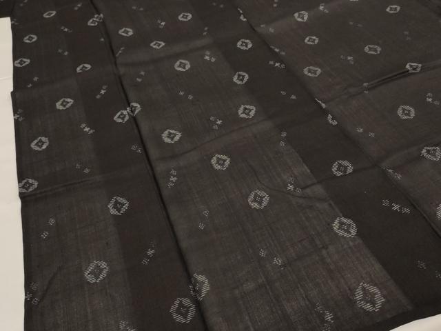平和屋着物＊夏物 紗紬 七宝文 正絹 逸品 AABH9363jd