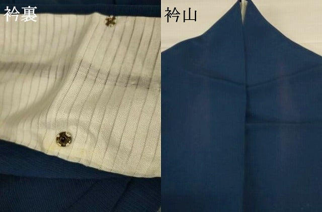 平和屋着物＊夏物 訪問着 絽 刺繍 草花丸文 金銀彩 正絹 逸品 AABH9365jd