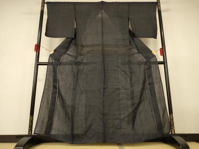 平和屋着物＊夏物　重要無形文化財　本場宮古上布　絣柄　苧麻　逸品　AABH9370jd