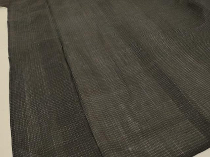平和屋着物＊夏物　重要無形文化財　本場宮古上布　絣柄　苧麻　逸品　AABH9370jd