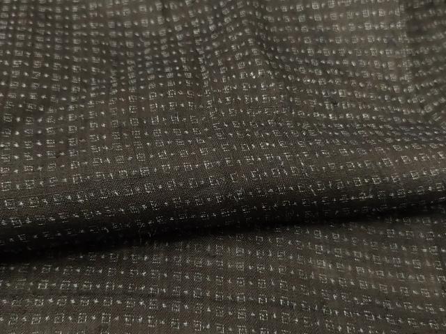平和屋着物＊夏物　重要無形文化財　本場宮古上布　絣柄　苧麻　逸品　AABH9370jd