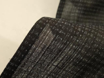 平和屋着物＊夏物　重要無形文化財　本場宮古上布　絣柄　苧麻　逸品　AABH9370jd