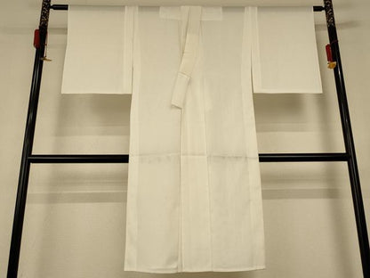 平和屋着物＊夏物 長襦袢 絽 生成り色 洗える着物 AABH9373jd