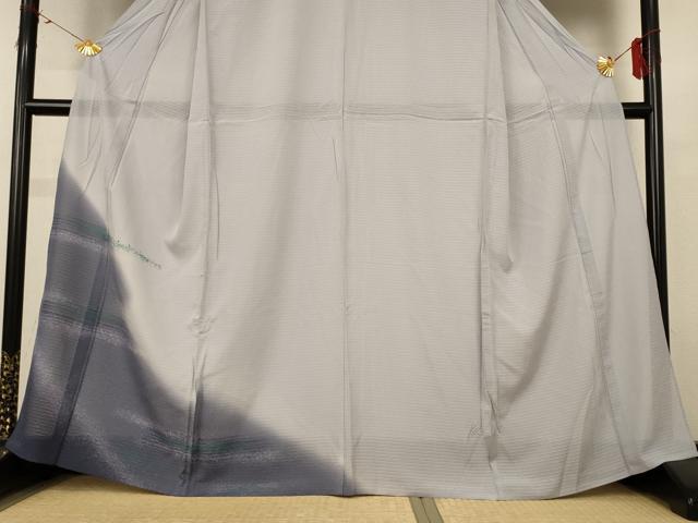 平和屋着物＊夏物 訪問着 絽 霞文 暈し染め 正絹 逸品 AABH9376jd