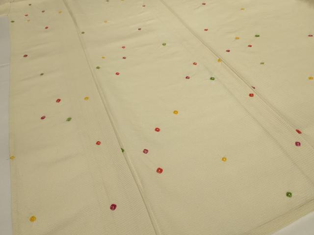 平和屋着物＊夏物　小紋　絽　絞り　鹿の子文　正絹　逸品　AABH9381jd 平和屋着物＊夏物 小紋 絽 絞り 鹿の子文 正絹 逸品 AABH9381jd