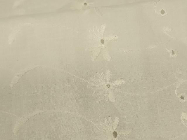 平和屋着物＊夏物　長襦袢　レース　草花文　白色　綿　逸品　AABH9385jd 平和屋着物＊夏物 長襦袢 レース 草花文 白色 綿 逸品 AABH9385jd