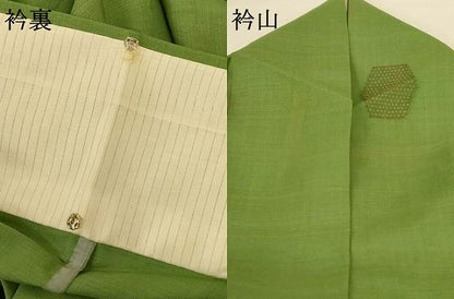 平和屋着物＊夏物 紗紬 亀甲文 正絹 逸品 AABH9386jd