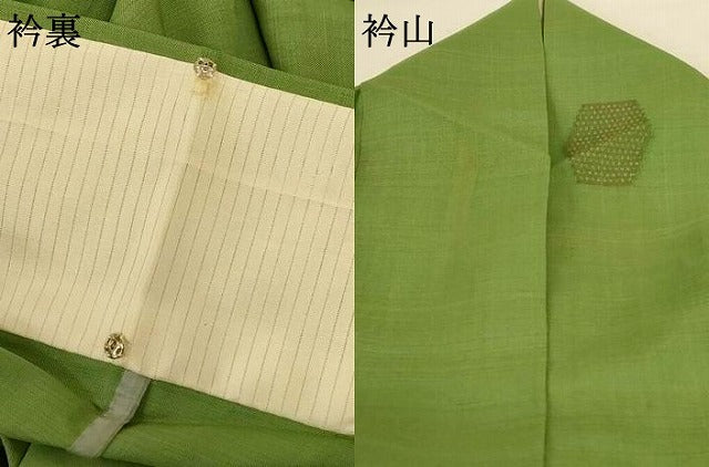 平和屋着物＊夏物 紗紬 亀甲文 正絹 逸品 AABH9386jd