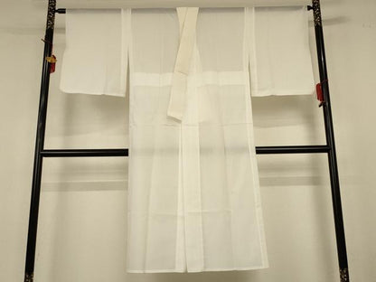 平和屋着物＊夏物 長襦袢 絽 生成り色 洗える着物 AABH9388jd