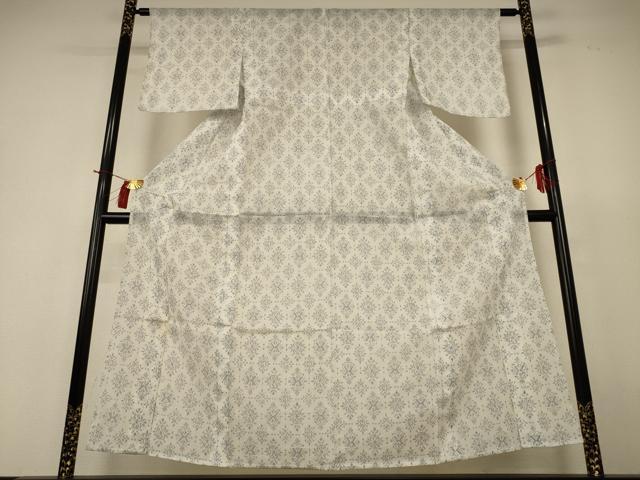 平和屋着物＊夏物　小紋　花菱文　洗える着物　AABH9401jd 平和屋着物＊夏物 小紋 花菱文 洗える着物 AABH9401jd