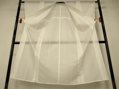 平和屋着物＊夏物 長襦袢 絽 鳥の子色 正絹 逸品 AABH9402jd