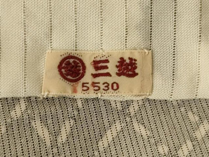 平和屋着物＊夏物 小紋 絽 網目文 黒地 三越扱い 正絹 逸品 AABH9410jd