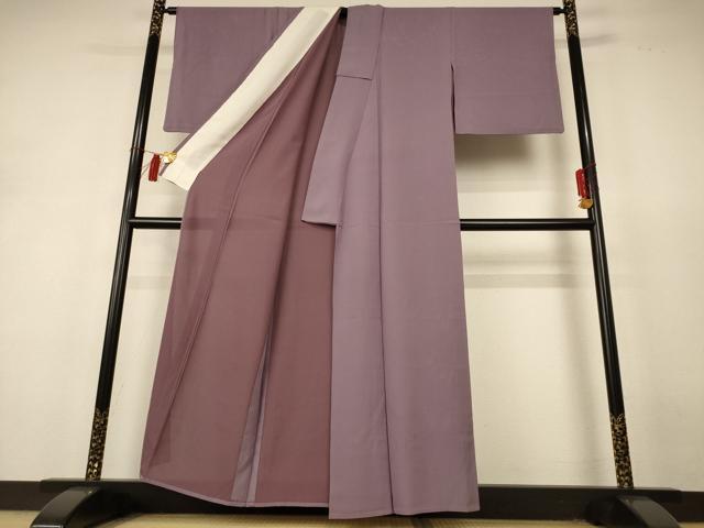 平和屋着物＊夏物　色無地　絽　鳩羽鼠色　正絹　逸品　AABH9414jd 平和屋着物＊夏物 色無地 絽 鳩羽鼠色 正絹 逸品 AABH9414jd