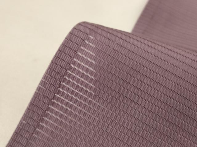 平和屋着物＊夏物 色無地 絽 鳩羽鼠色 正絹 逸品 AABH9414jd