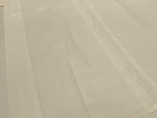 平和屋着物＊夏物 長襦袢 草花紋紗 象牙色 洗える着物 AABH9416jd