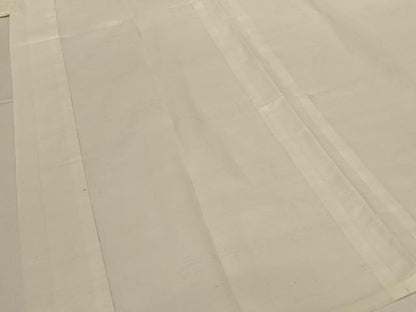 平和屋着物＊夏物 長襦袢 草花紋紗 象牙色 洗える着物 AABH9416jd