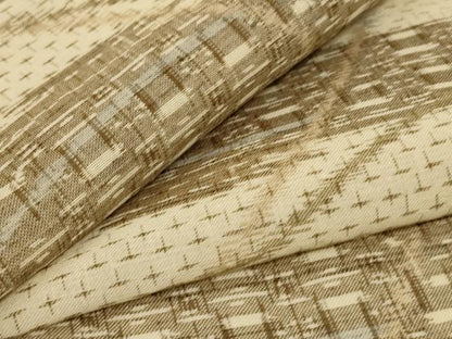 平和屋着物＊夏物　紗紬　横段霞文　正絹　逸品　AABH9417jd